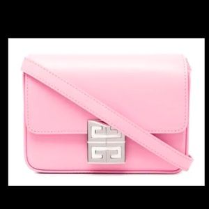Givenchy Small 4G Box Leather Bag - Pink